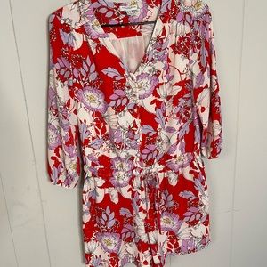 Carolina Belle floral romper, size 4